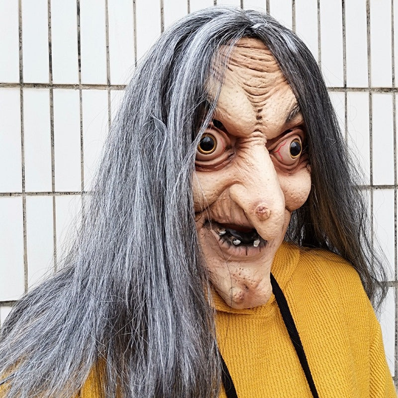 Scary Old Witch Mask