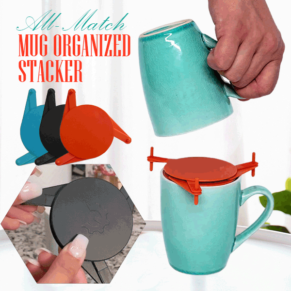 2 All-Match Mug Organized Stacker