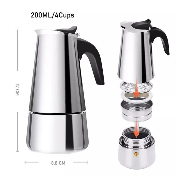 Stainless Steel Coffee Pot - Image 2