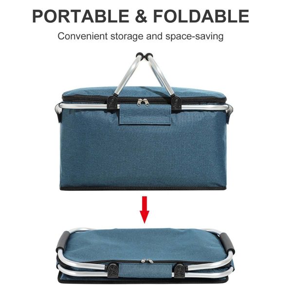 Camping Folding Thermal Cooler Bag - Image 11