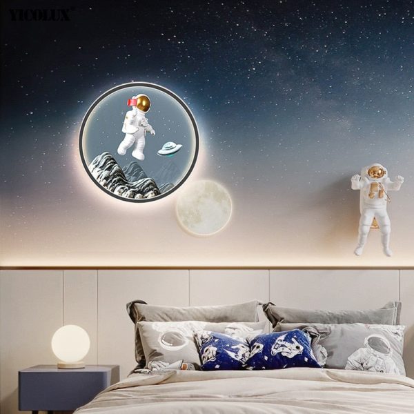 2022 NEW LED Wall Creative Art Astronaut Lamp - Image 4
