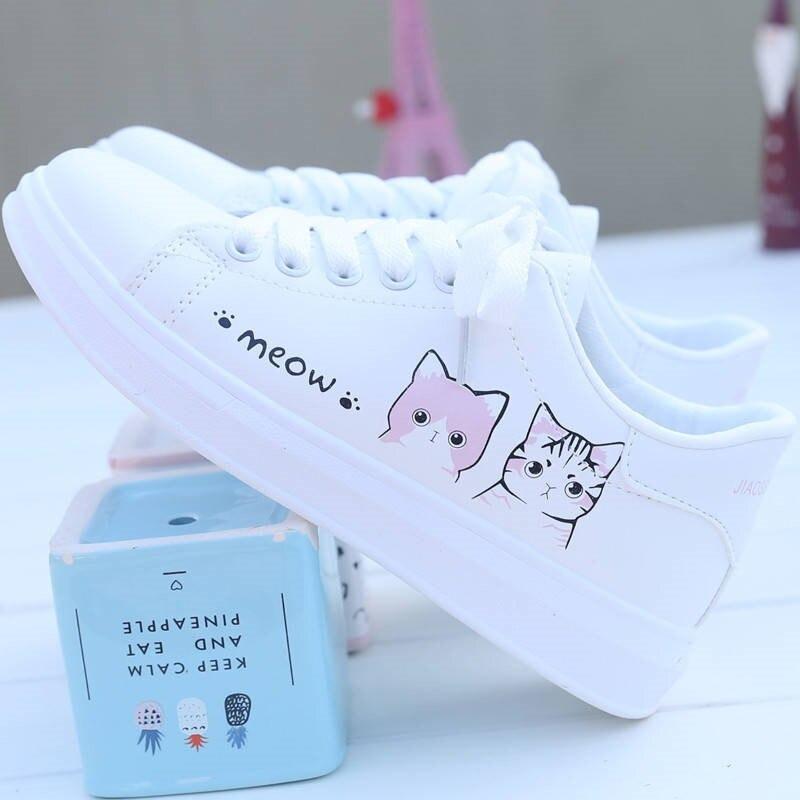 Casual Cat Cartoon Sneakers