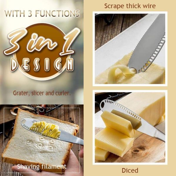 3-in-1 Multifunction Butter Knife - Image 3