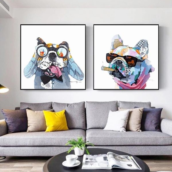 French Bulldog Canvas Wall Picture - Image 4
