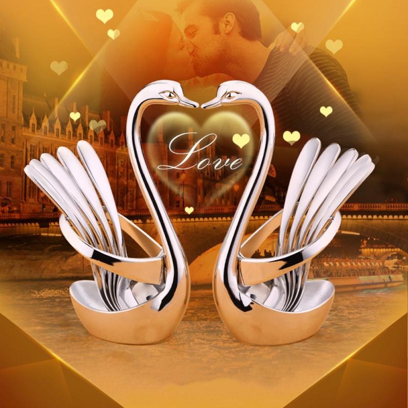 Creative Swan Cutlery Set