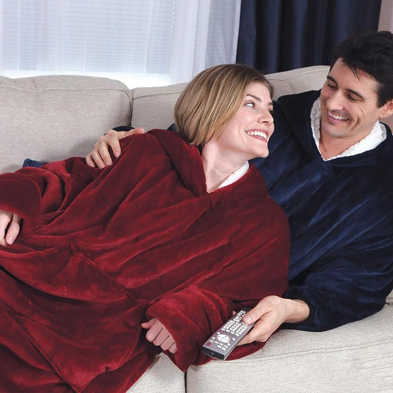 Oversized Cozy Blanket Hoodie