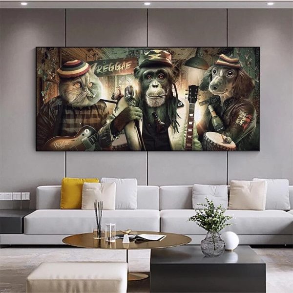 Abstract Animals Wall Art Picture - Image 4