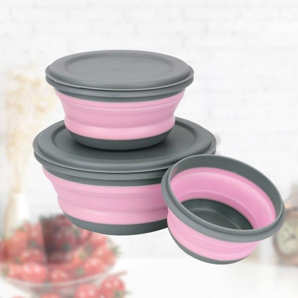 Silicone Folding Lunch Box With Lid - Image 3