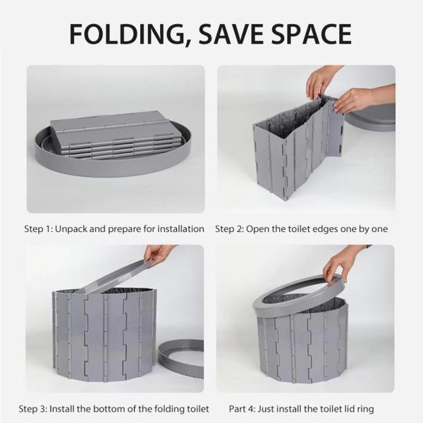 Portable Folding Toilet - Image 5