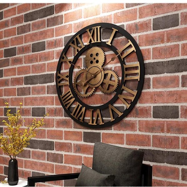 Decorative Retro Wall Clock - Image 3