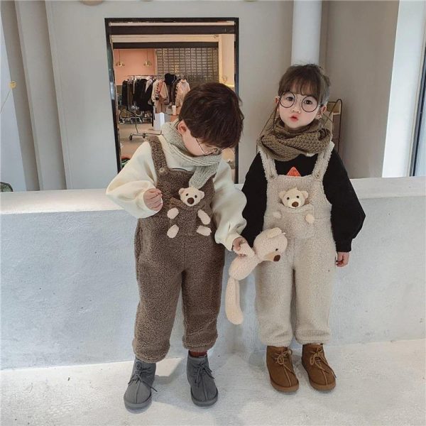 Teddy Overalls Kid Set - Image 3