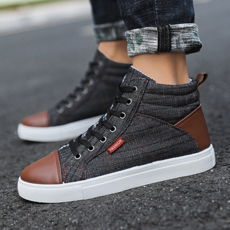 Casual Men's High-Top Sneakers