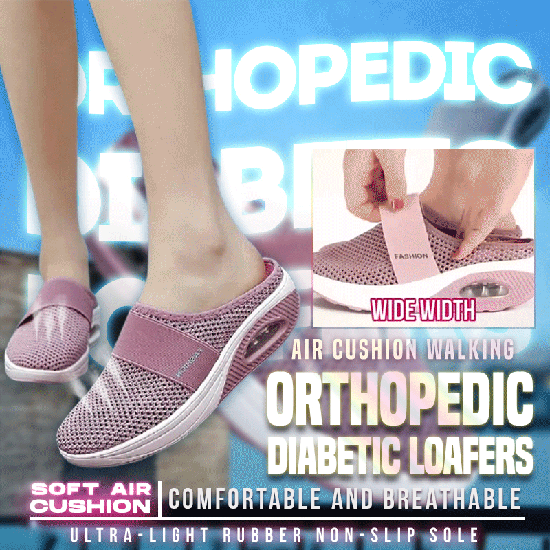 3 Air Cushion Walking Orthopedic Diabetic Loafers