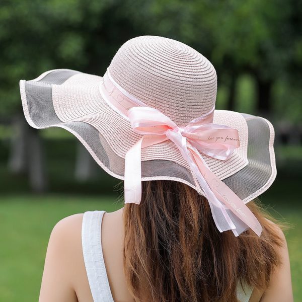 2022 NEW Women's Fashion Elegant Beach Sun Hat - Image 5