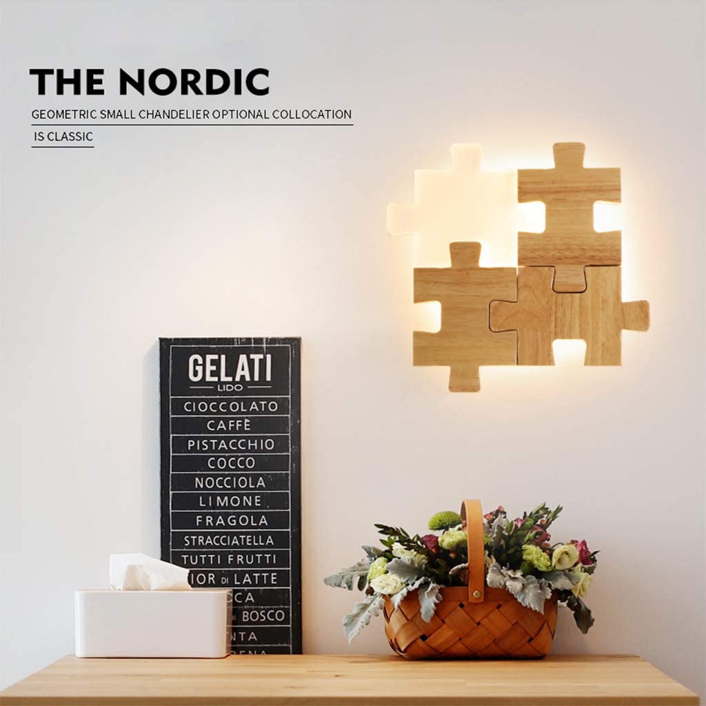 Jigsaw Puzzle Wall LED Lamp