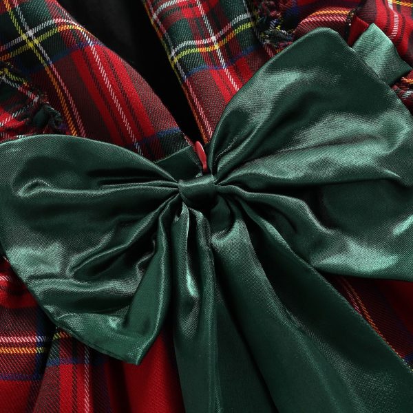 Christmas Bow Dress For Girls - Image 5