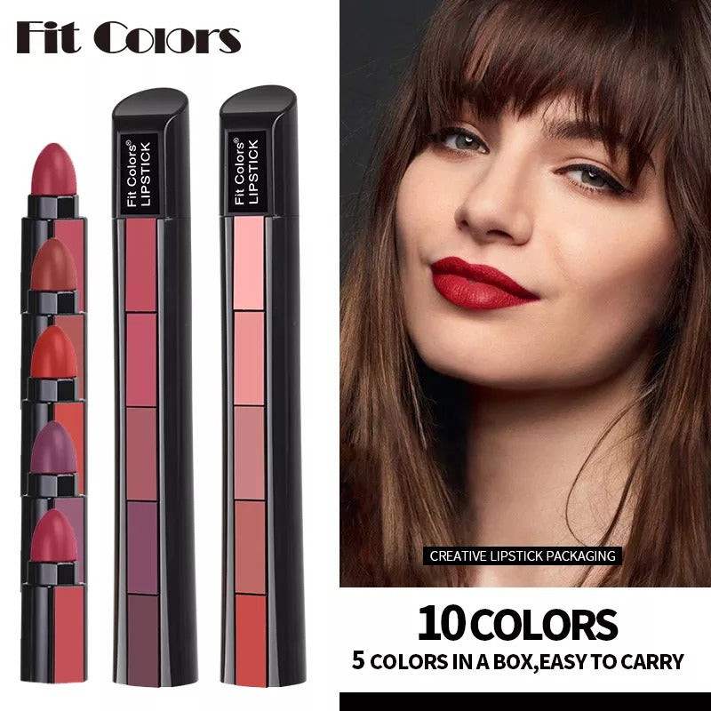 5-in-1 Velvet Matte Compact Lipstick