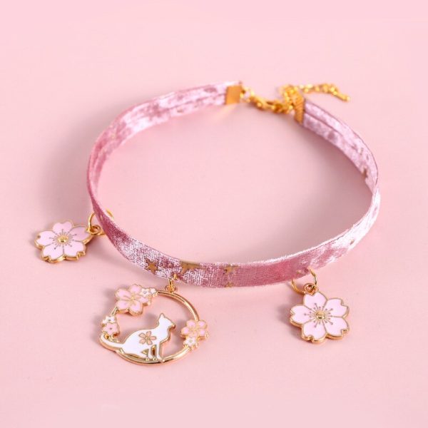 Fashion Velvet Cat Collar - Image 2