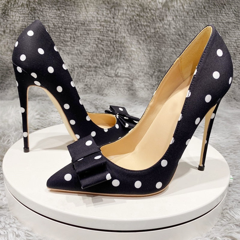 High Heels Bow Knot Elegant Ladies Party Shoes