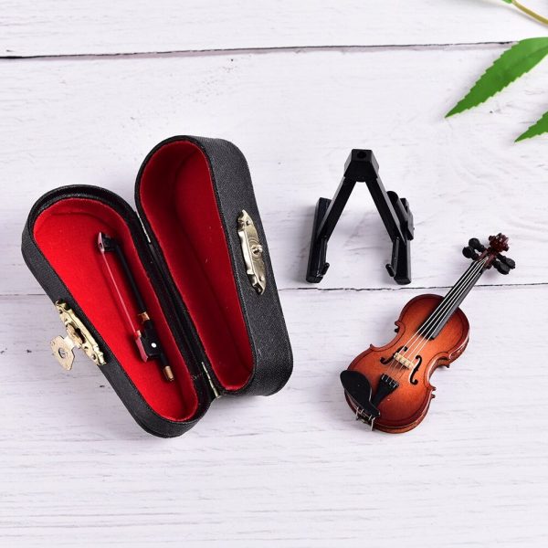 Mini Wooden Violin Set - Image 2