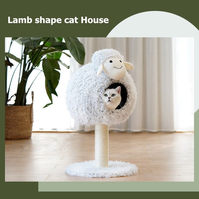 Lamb Shape Cat House