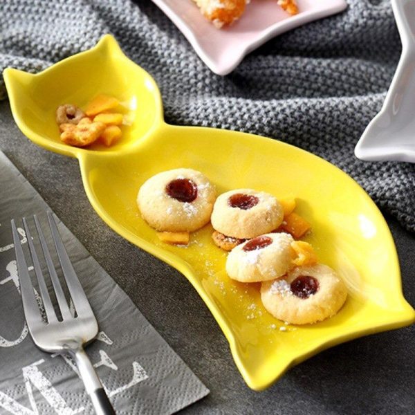 Creative Cartoon Cat Plate - Image 5