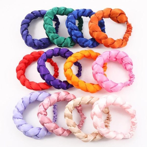 Women's Satin Braids Headbands - Image 3
