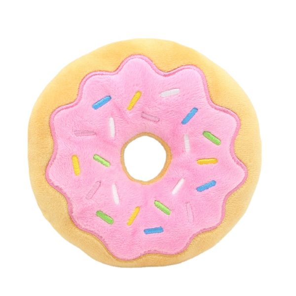 Donut-Shaped Dog Plush Toy - Image 2