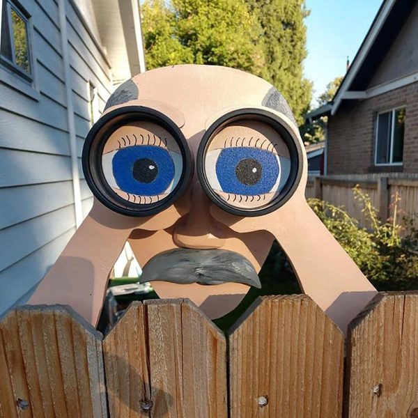Grandpa And Grandmother Fence Decoration - Image 3