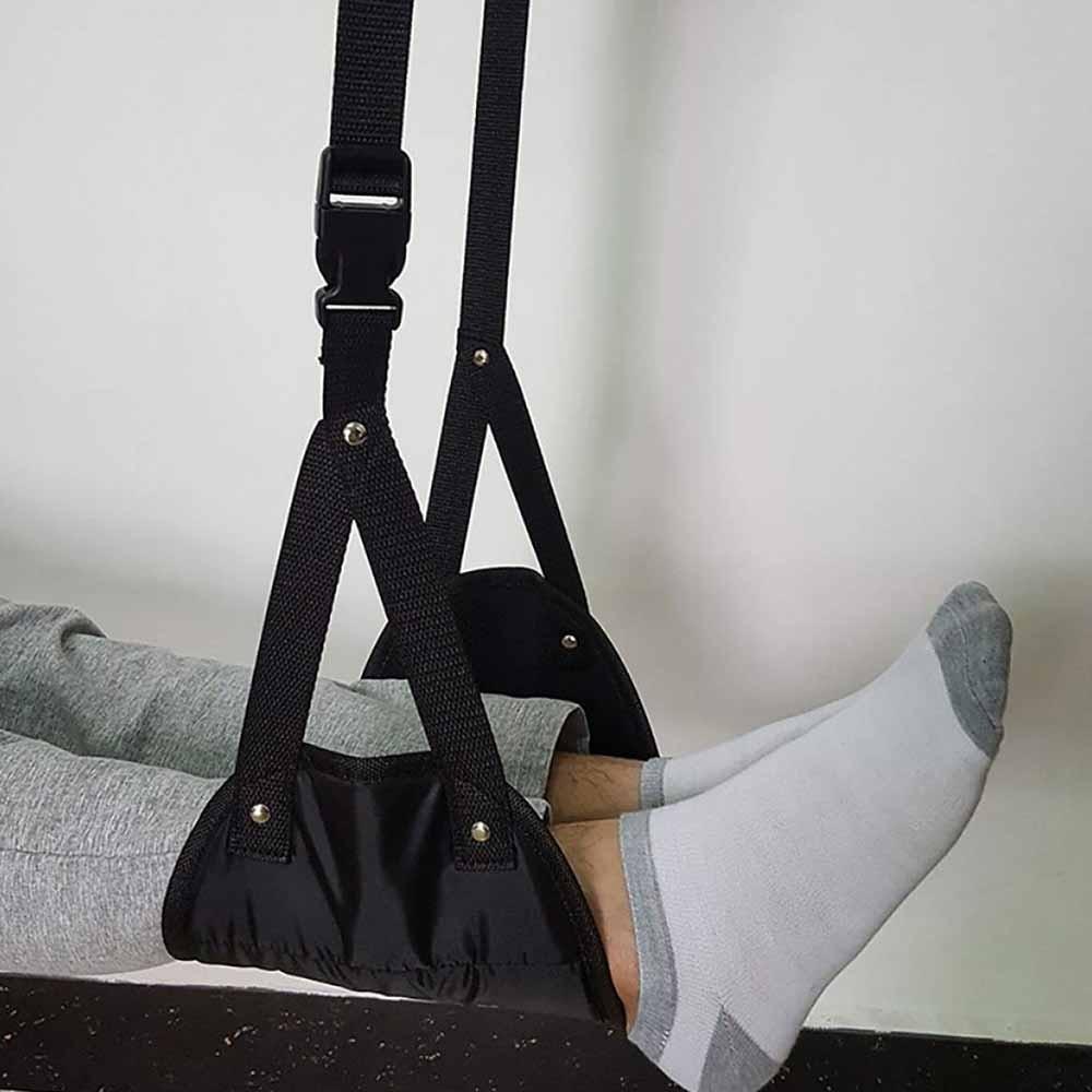 Portable Airplane Footrest Hammock