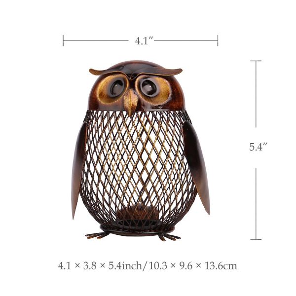 Owl Figurine Money Box - Image 2