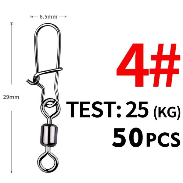 Rolling Barrel Fishing Swivels - Image 4
