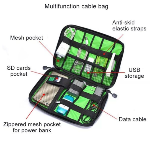 Portable Cable Organizer Bag - Image 7
