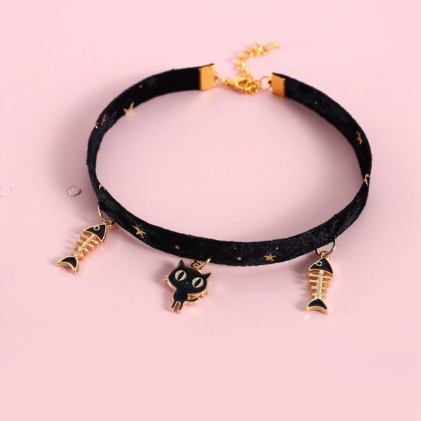 Fashion Velvet Cat Collar - Image 7