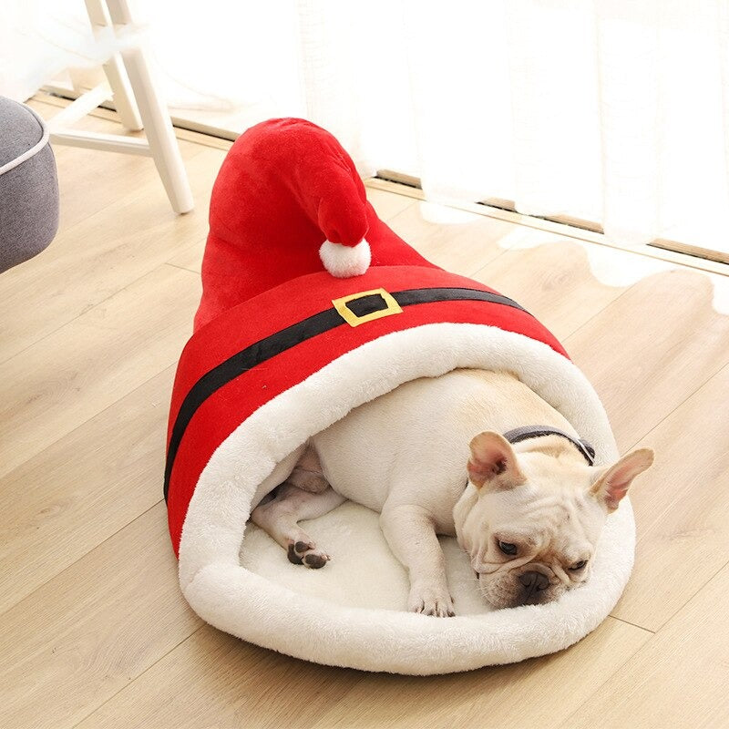 4_ccf8d8ea-bcc6-40c4-b577-40300eb2461b Santa Claus Hat Pet Bed