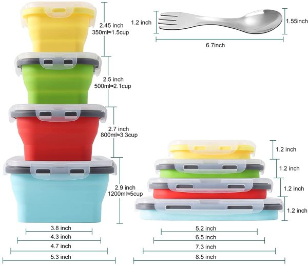 Foldable Silicone Food Container - Image 5