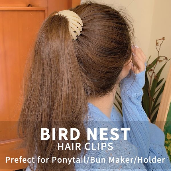 Lazy Bird's Nest Plate Hairpin - Image 3