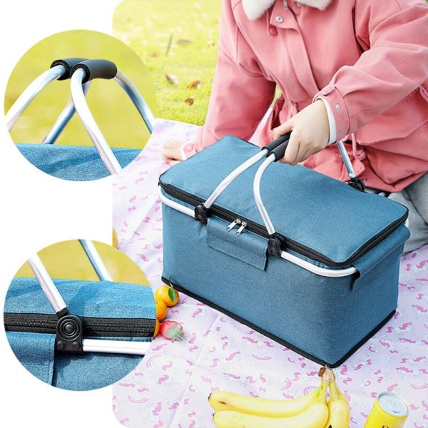 Camping Folding Thermal Cooler Bag - Image 3