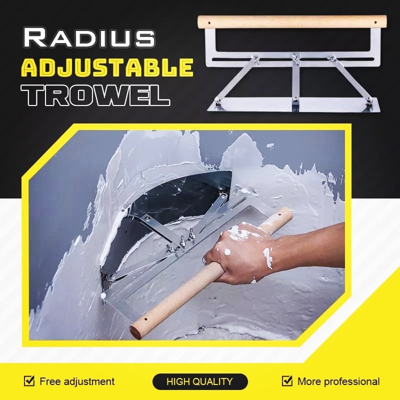 Radius Adjustable Trowel