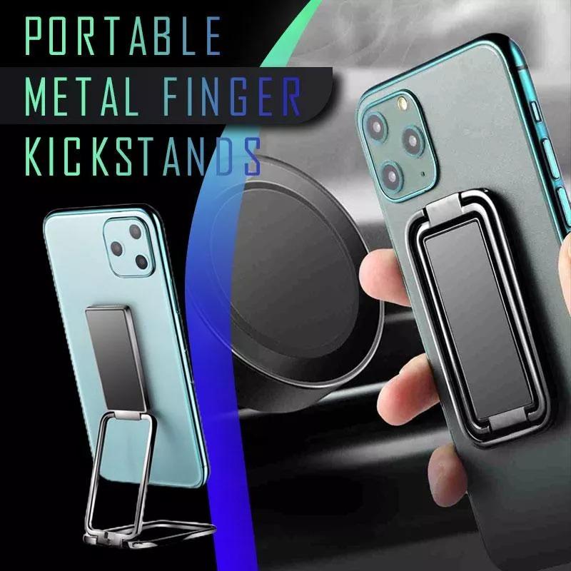 Portable Metal Finger Kickstands
