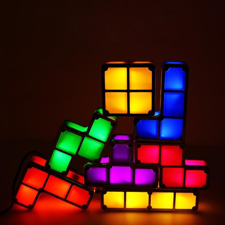 DIY Tetris Puzzle Lights