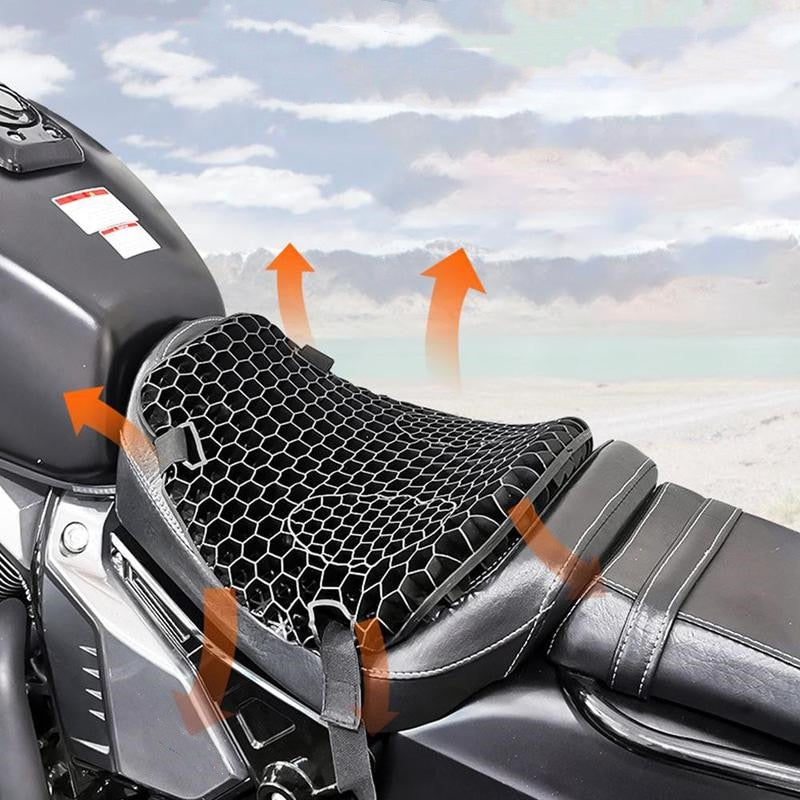 5_4d9c250e-e14a-48c5-a31f-6e8930326390 Motorcycle Honeycomb Gel Seat Cushion