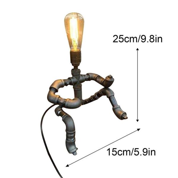 Retro Style Robot Table Lamp - Image 2