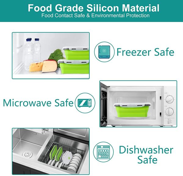 Foldable Silicone Food Container - Image 2