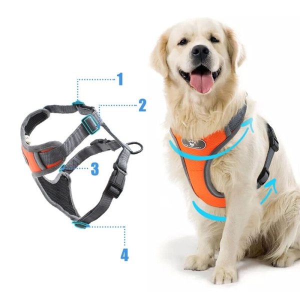 Adjustable Reflective Dog Harness Vest - Image 8