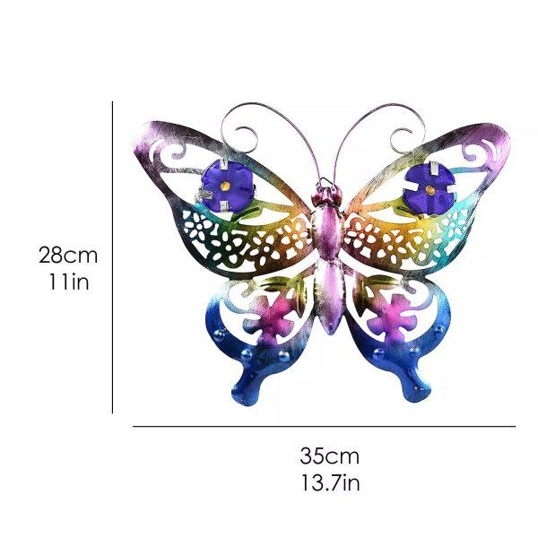 Metal Wall Hanging Butterfly Ornaments - Image 2