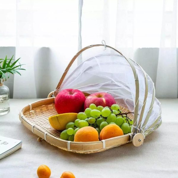 Hand-Woven Food Serving Basket - Image 5