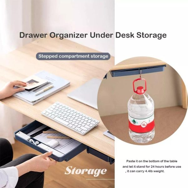 Self-Adhesive Under The Table Drawer - Image 7
