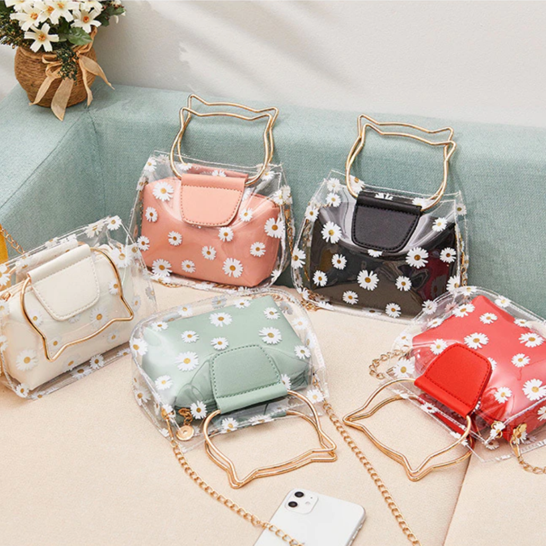 Cat Daisy Handbag