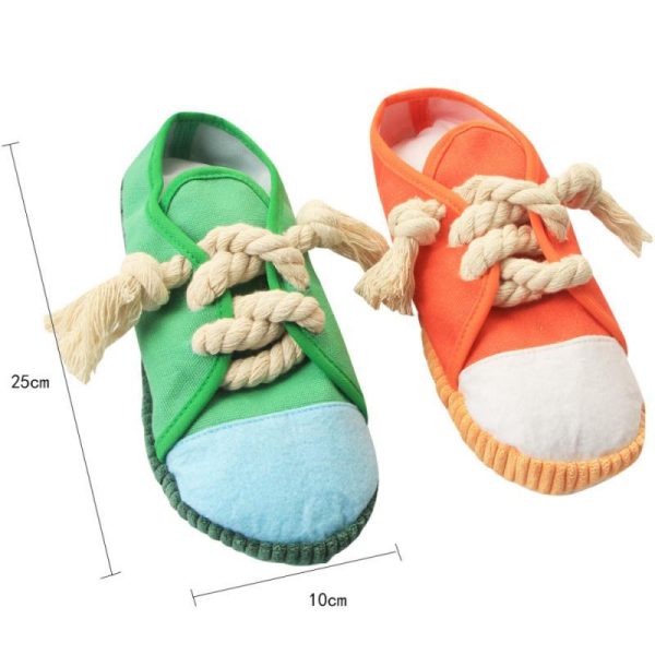 Canvas Shoes Dog Toy - Image 12